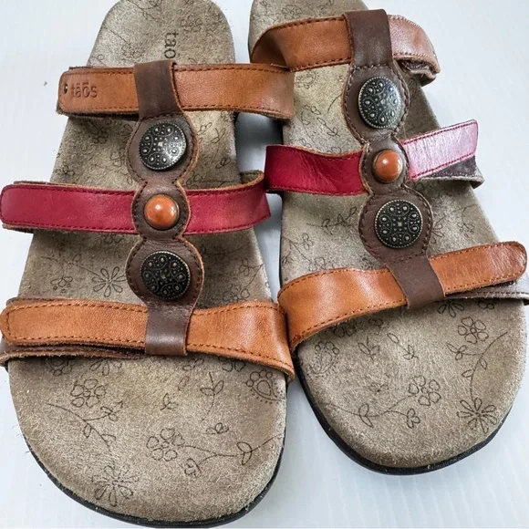 Taos Gemma Slide 3 strap sandals size 11 - Picture 2 of 8